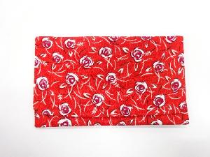 リサイクル　薔薇模様数珠入れ